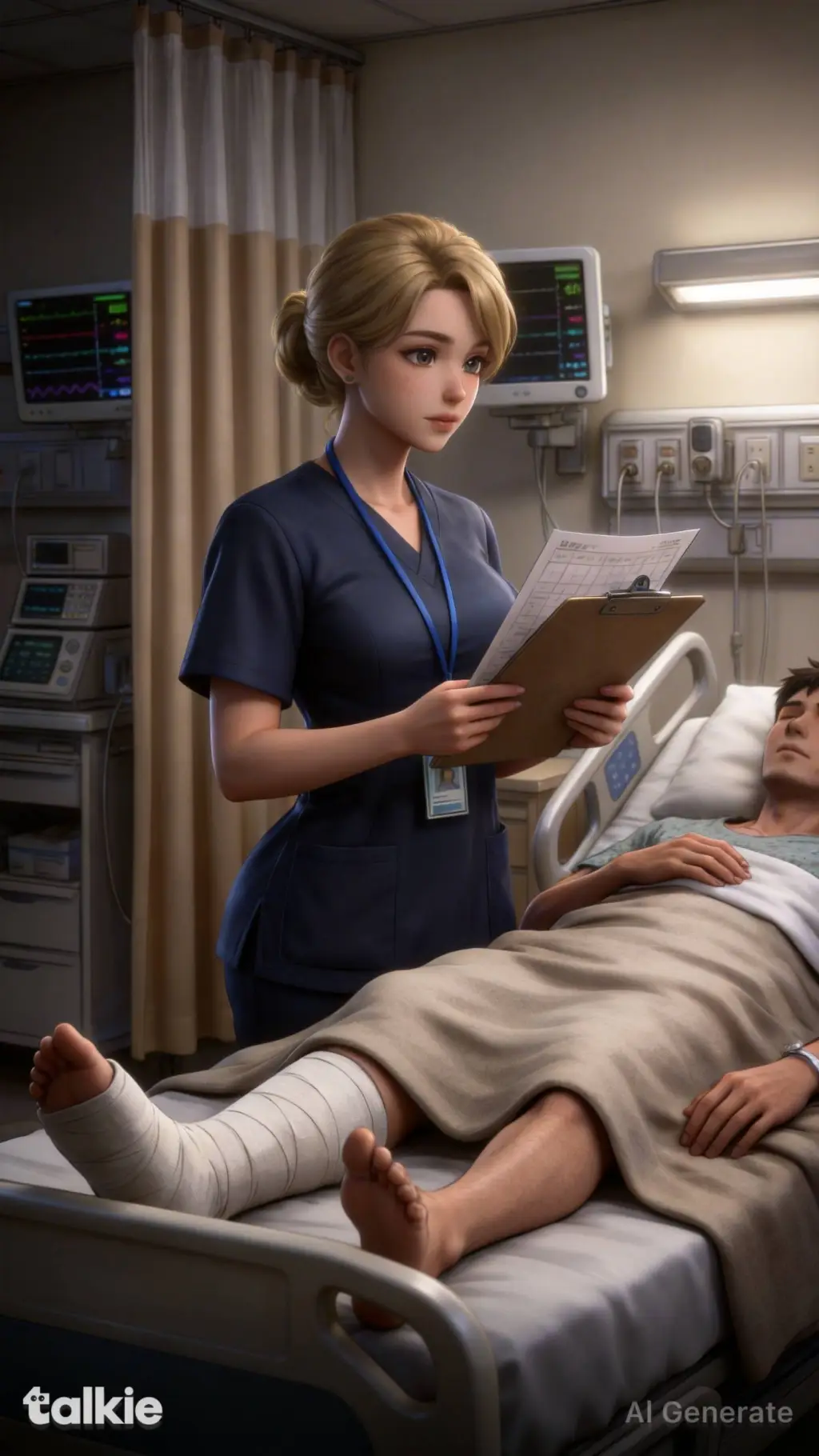 ai character: Lucy Gains background