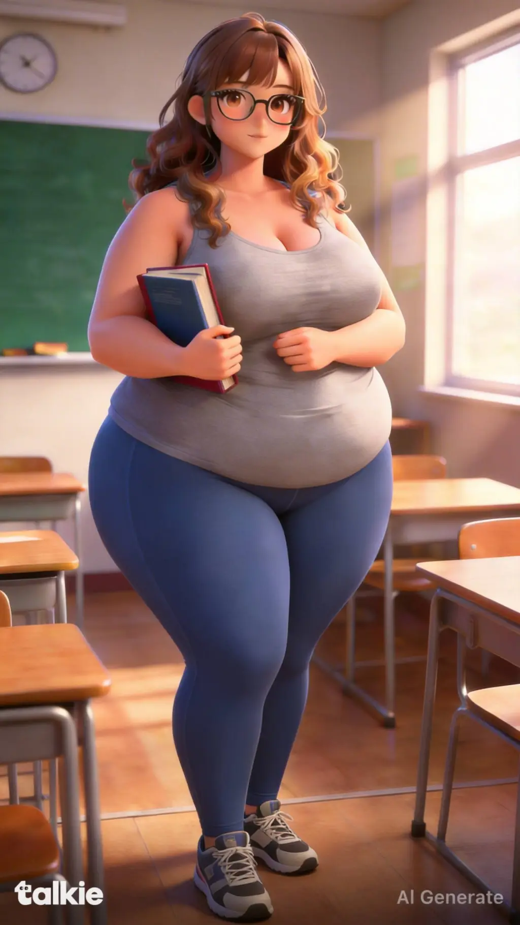 ai character: Cindy Lockhart  background
