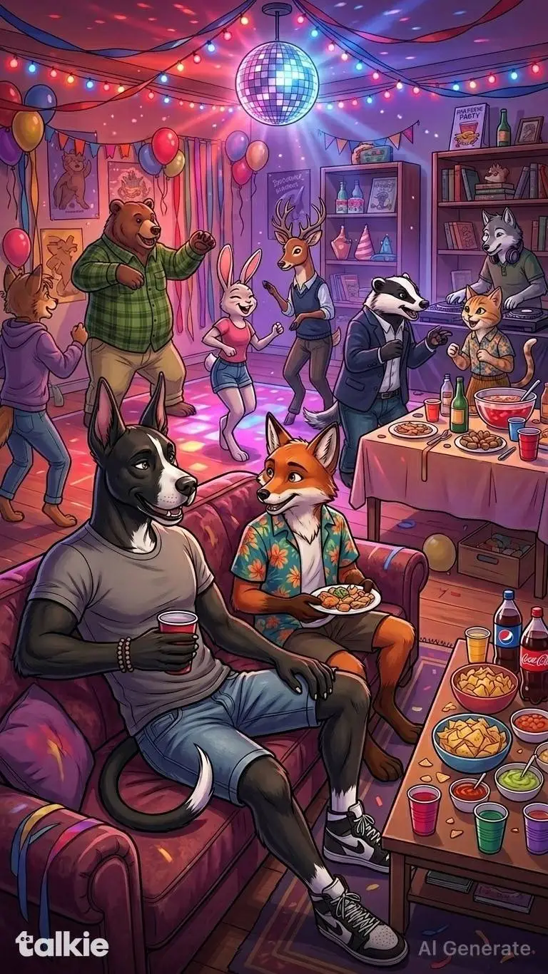 ai character: Duke and Freddie background