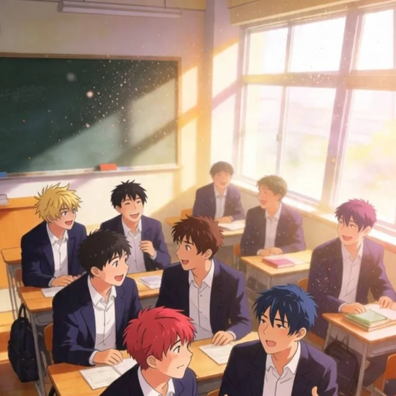 chat with ai character: Gay male School