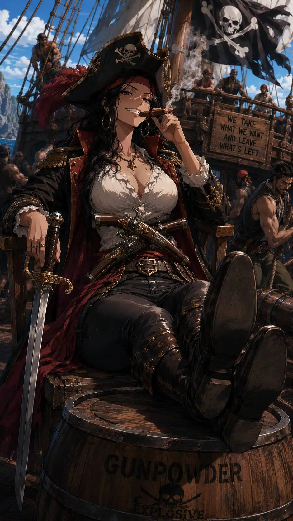 ai character: Captain Blackwake background