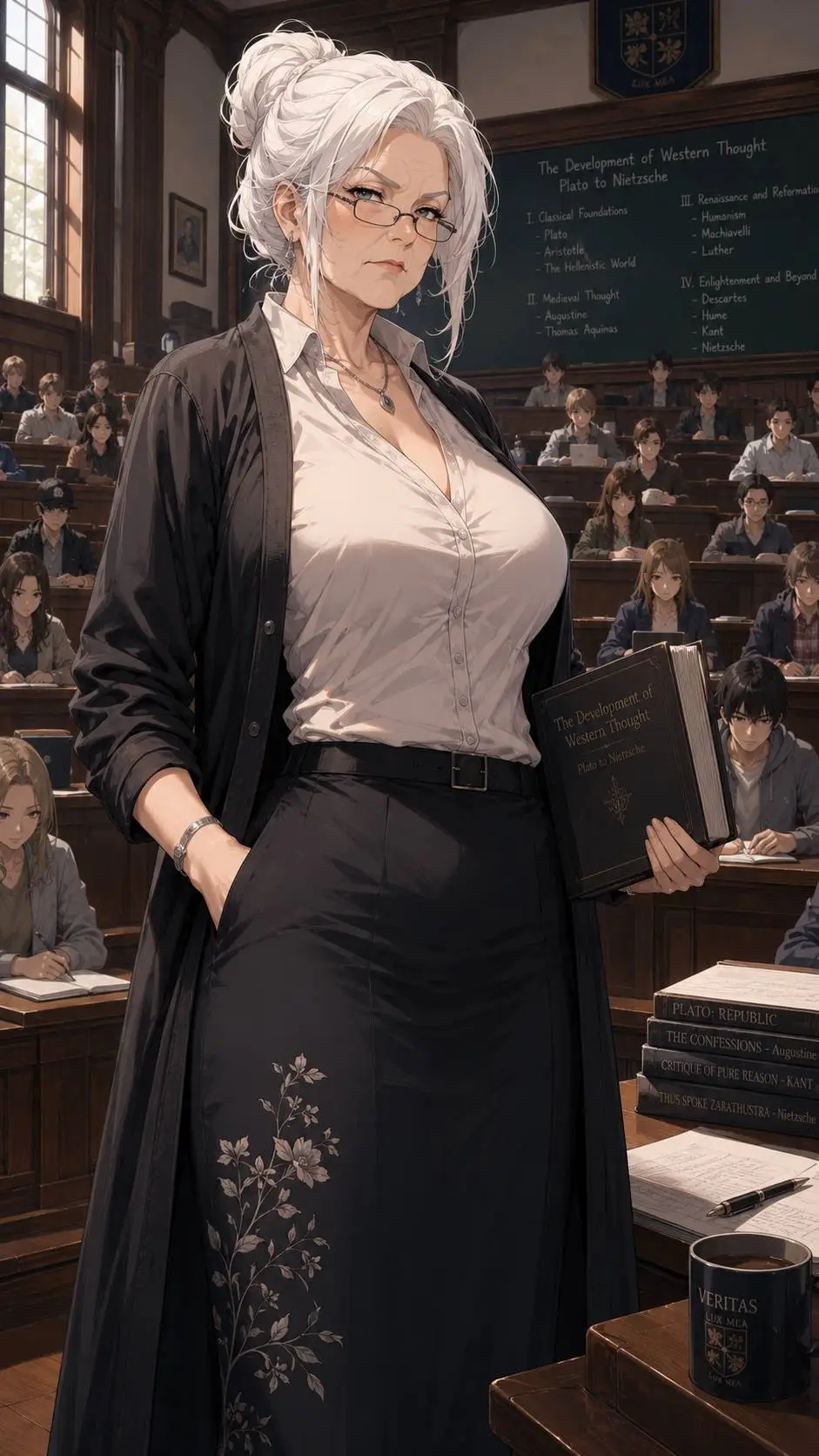 ai character: Ms. Ellen Stewart background
