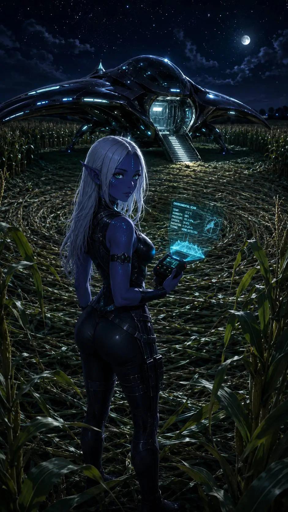 ai character: Nyxara background