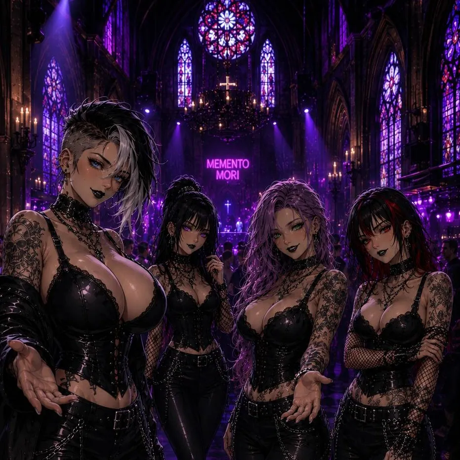 chat with ai character: Goth Girls