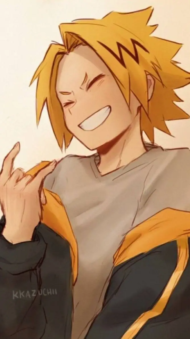 ai character: Denki Kaminari background