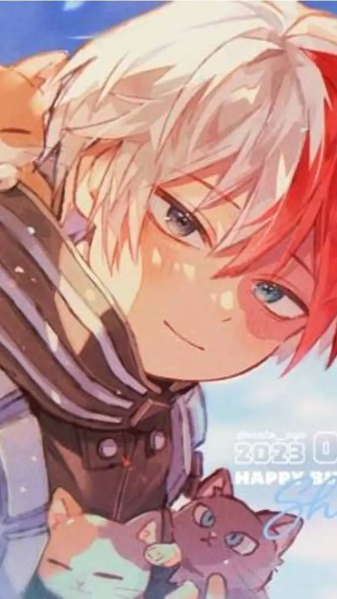 ai character: ❄Shoto🔥 background