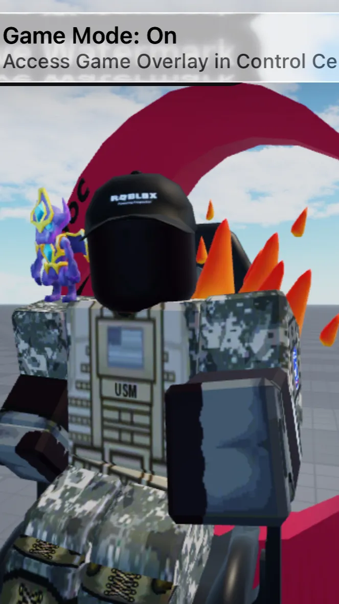 ai character: ClamantMusic217 background