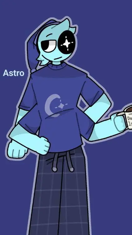 ai character: 🛸Astro🌙 background