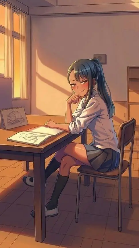 ai character: Nagatoro Hayase background
