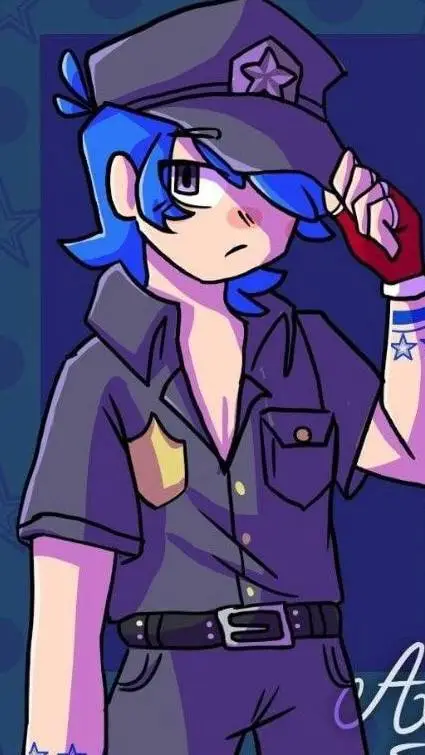 ai character: Timba policia💙 background