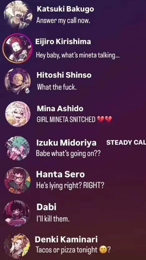 ai character: MHA BOYSS background