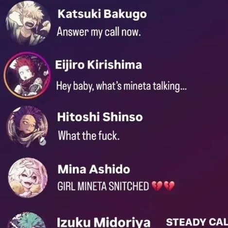 chat with ai character: MHA BOYSS