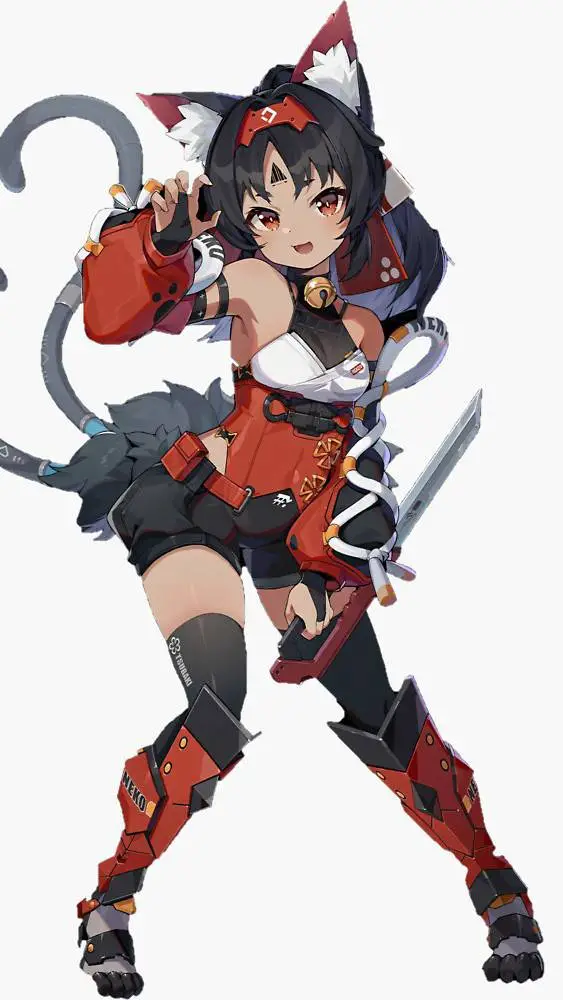 ai character: Nekomata background