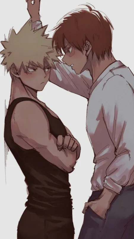 ai character: Bakugo x todorki background