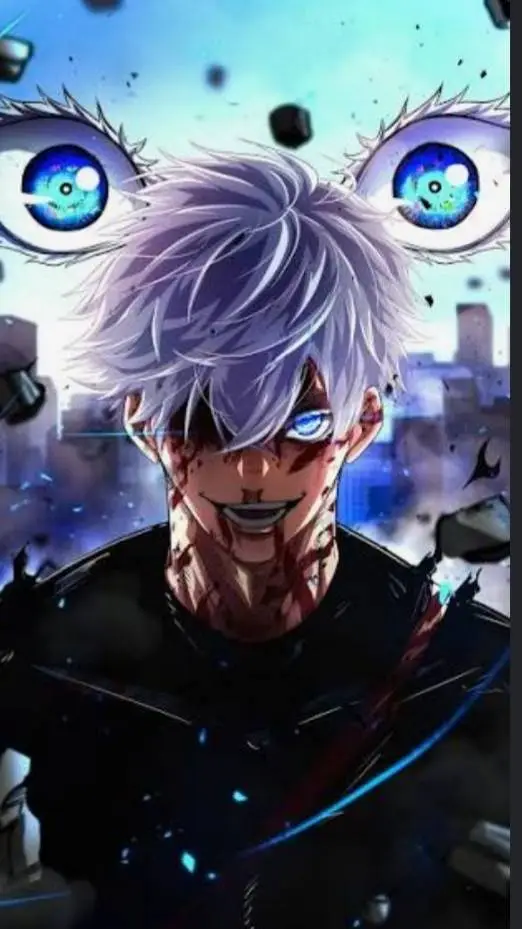 ai character: Satoru gojo background