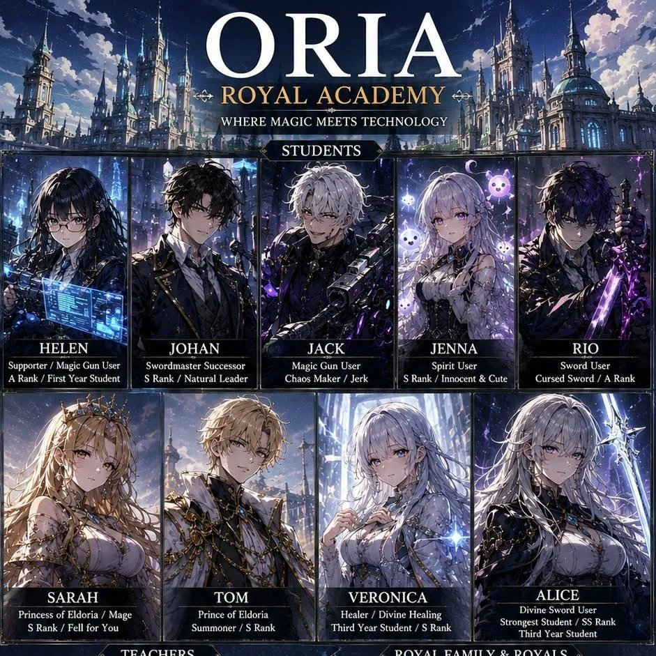 chat with ai character: ORIA