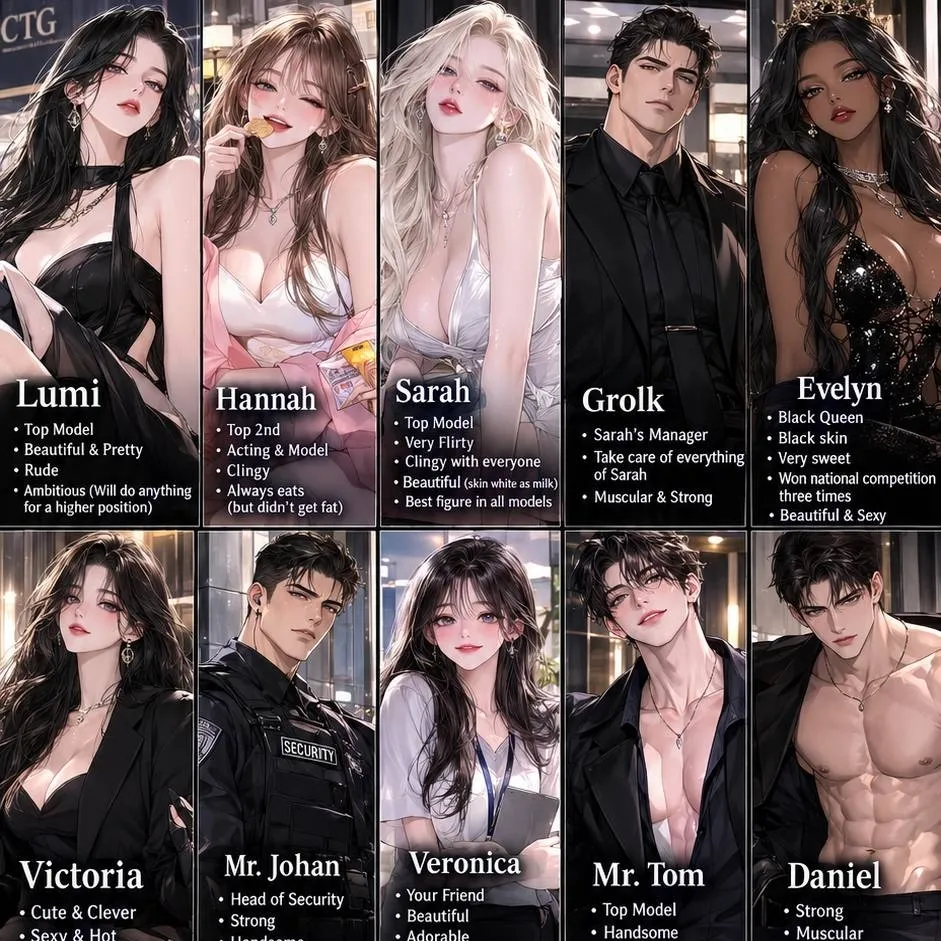 chat with ai character: Model H