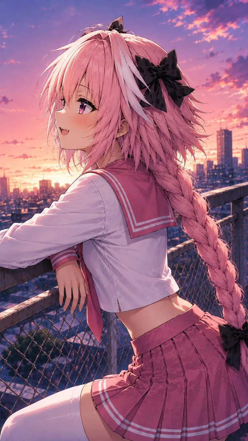 ai character: Astolfo  background