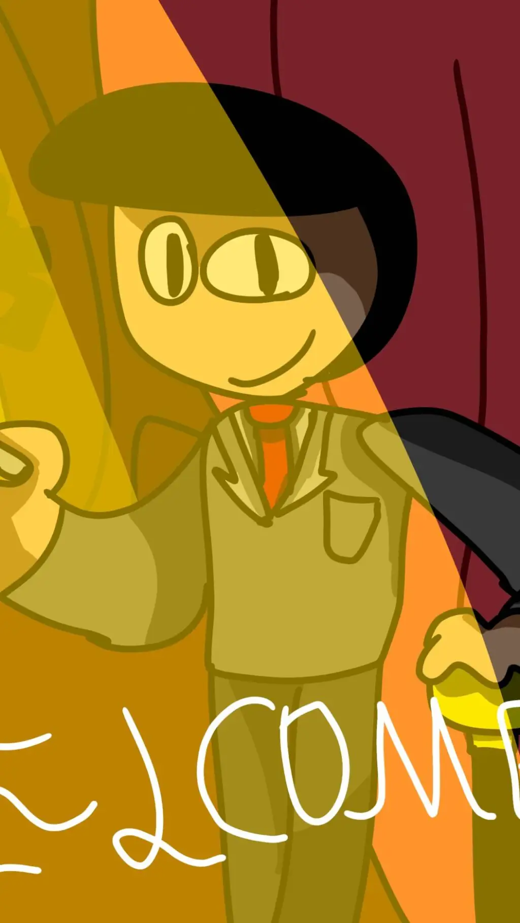 ai character: Miguel elegante background