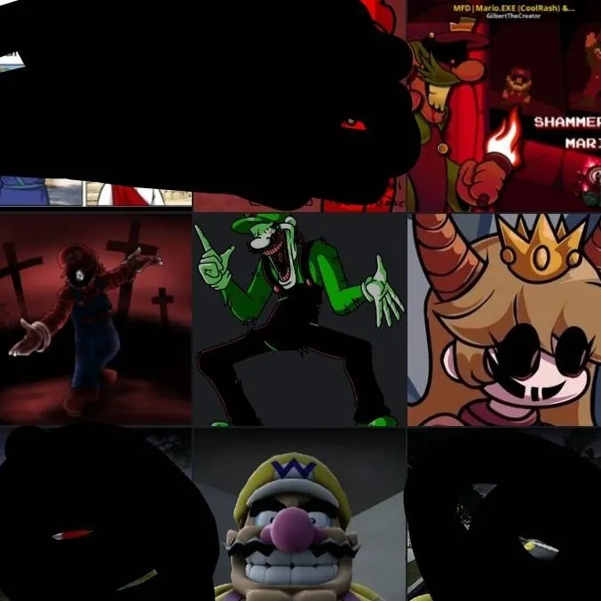 chat with ai character: mario mad horror 