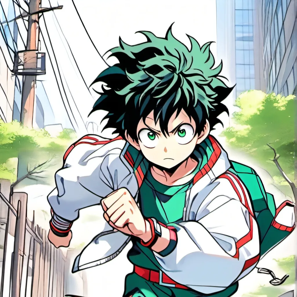 chat with ai character: mha deku
