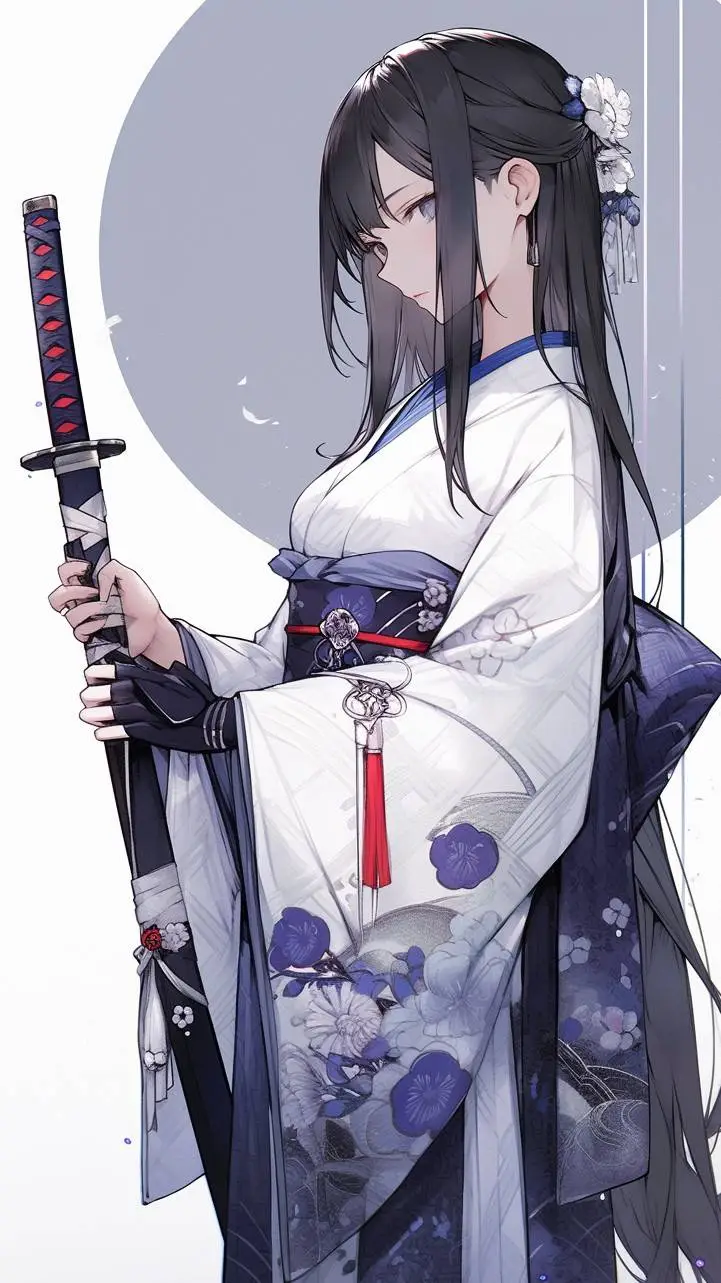 ai character: самурай background