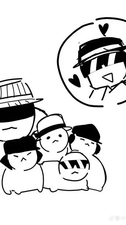 ai character: doubleFedora background