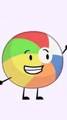 ai character: Beach ball bfdie background