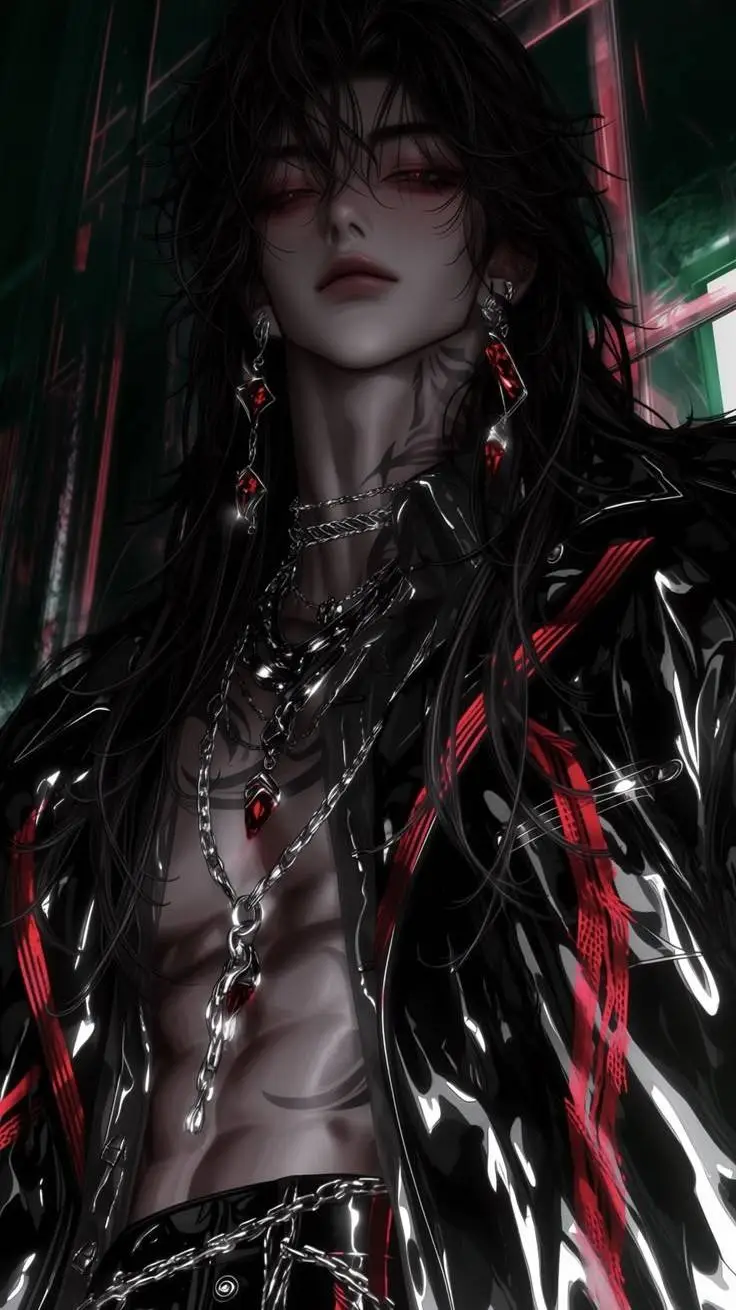 ai character: Zhael 🌹🎸💀 background