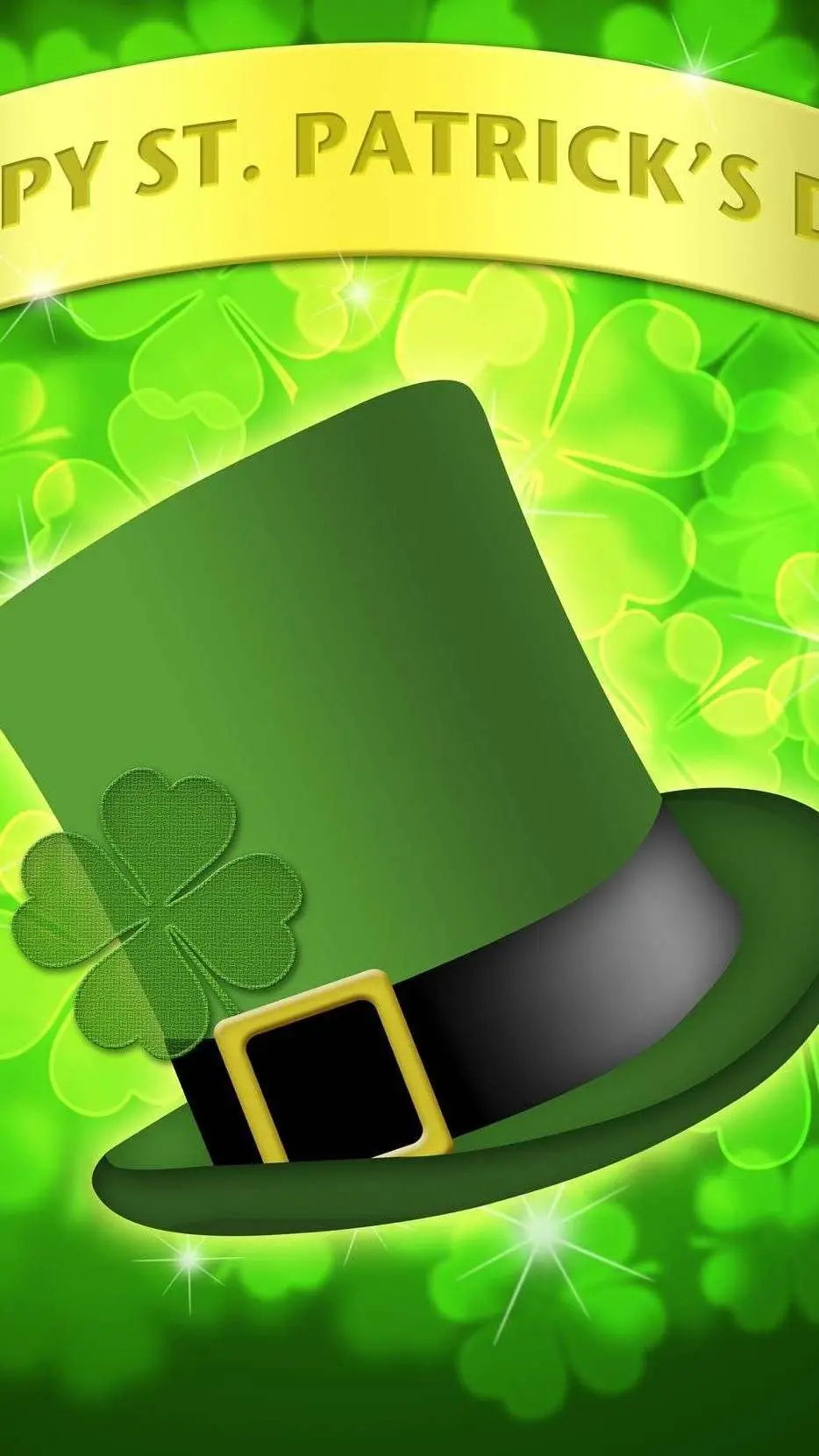 ai character: Patrick's day background
