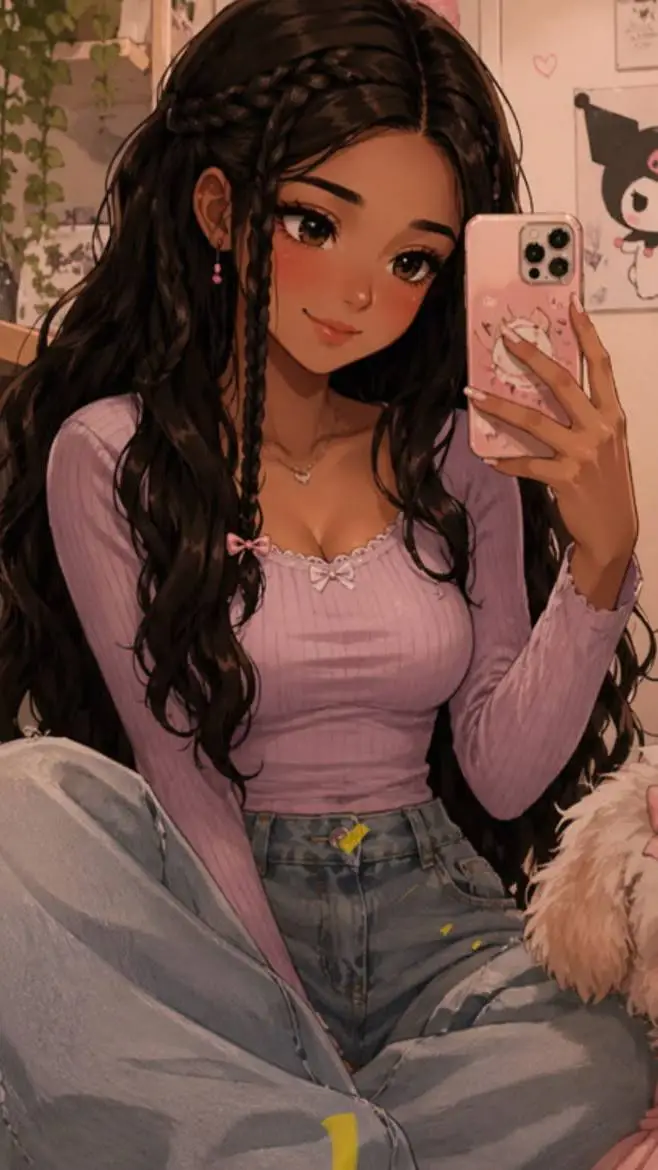 Talkie AI - Chat with 🖤•Black~Girl•🖤