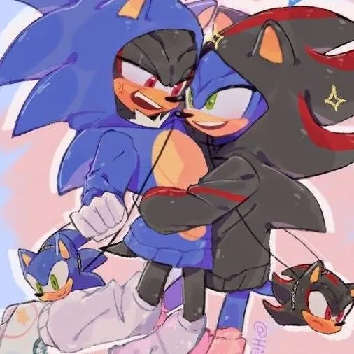 chat with ai character: Shadow x Sonic♡