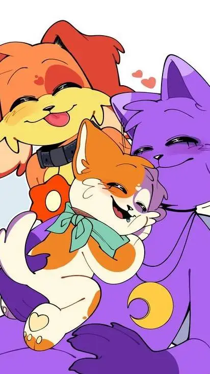 ai character: Familia sonriente♡ background