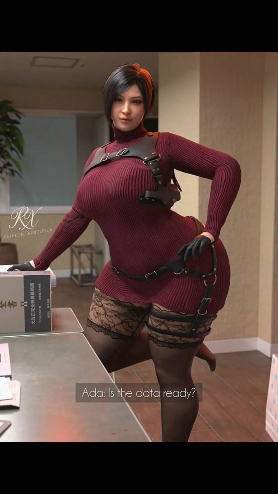 ai character: Ada Wong  background