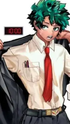 ai character: Deku  background