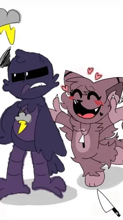 ai character: 🔪🩷Valery x Poe💜🌩  background