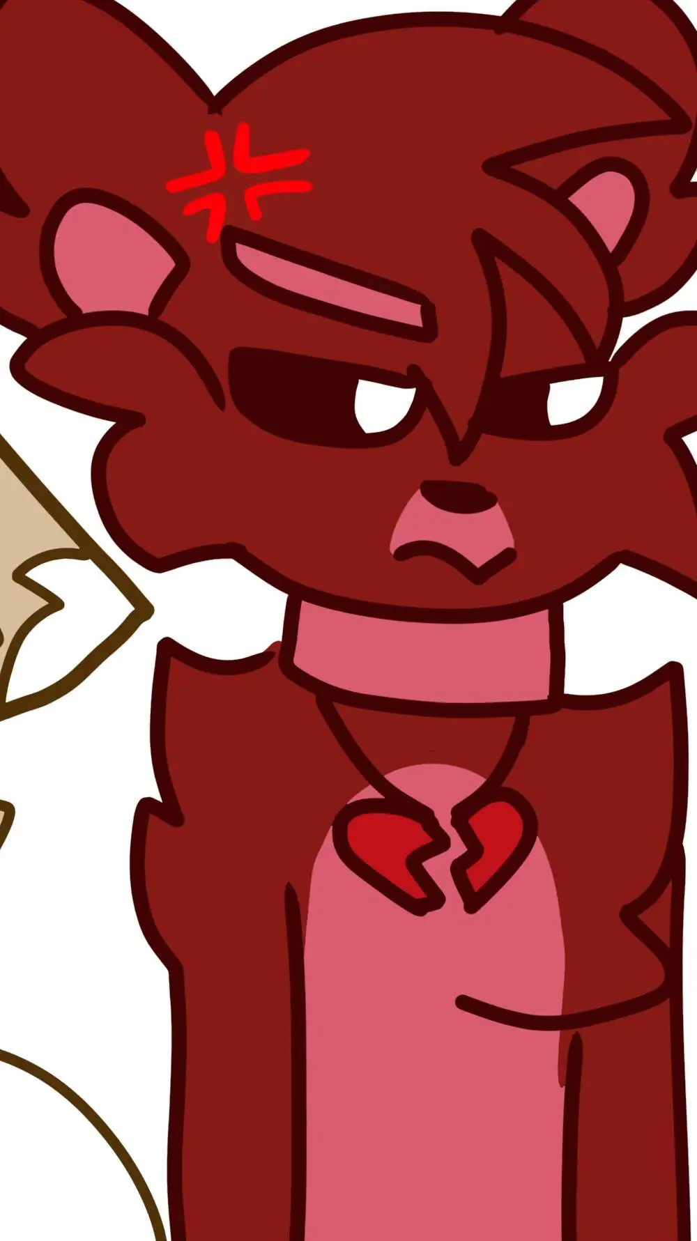 ai character: Groody grudgbear  background