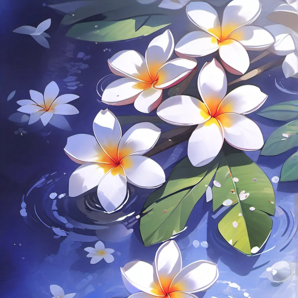 chat with ai character: blue flowers