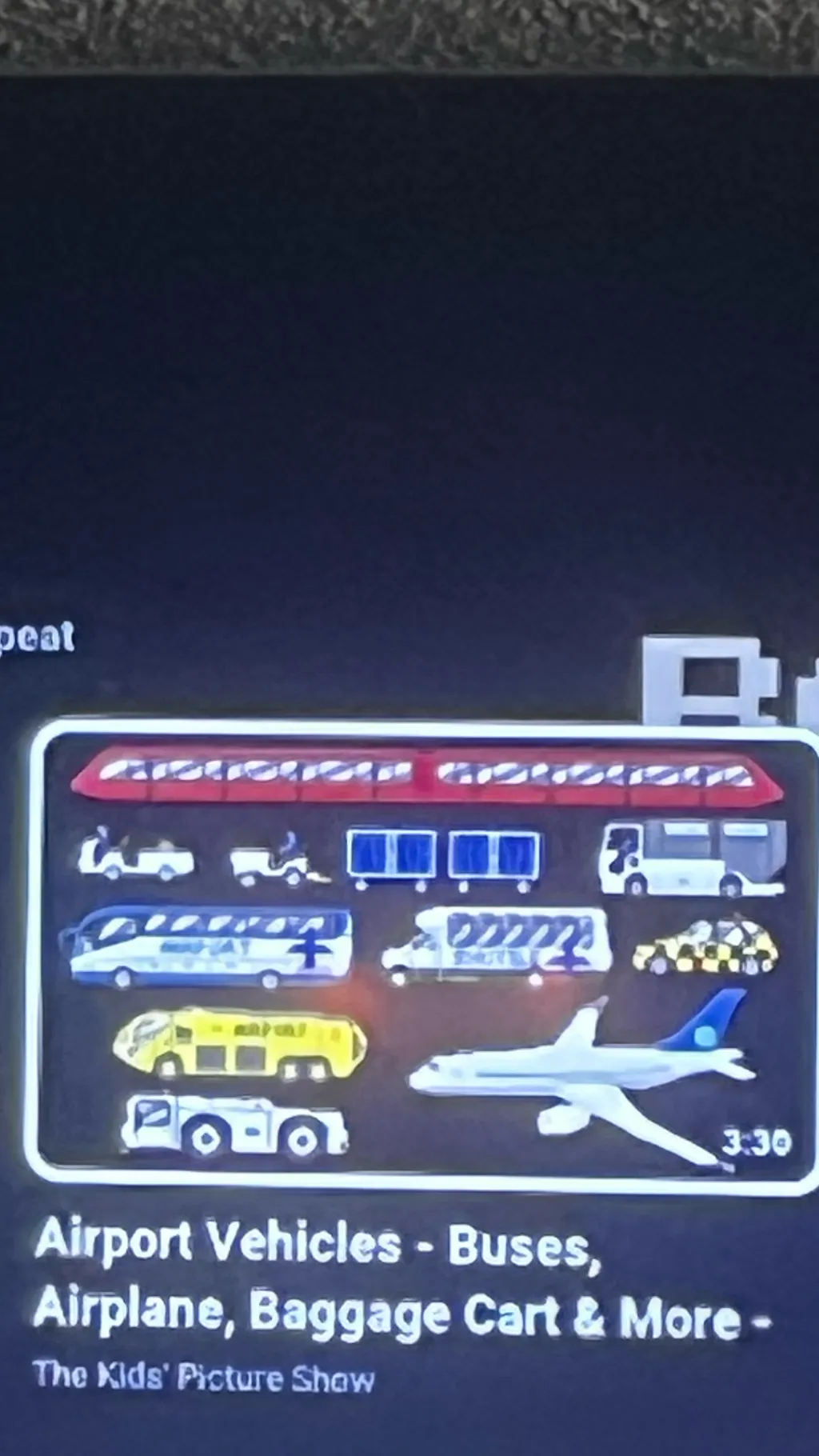 ai character: Airport vehicles  background