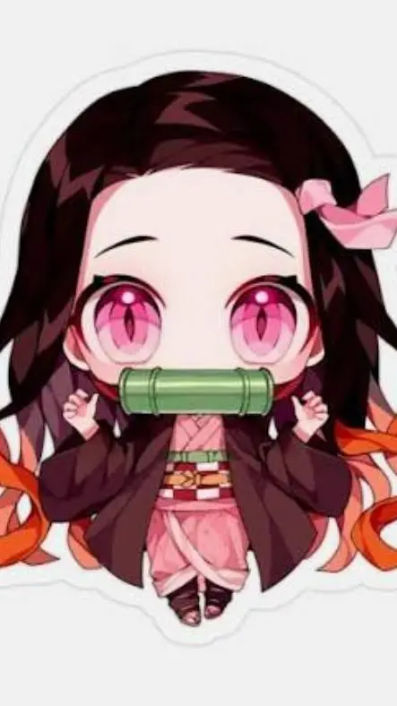ai character: 🎀💖nezuko💖🎀 background
