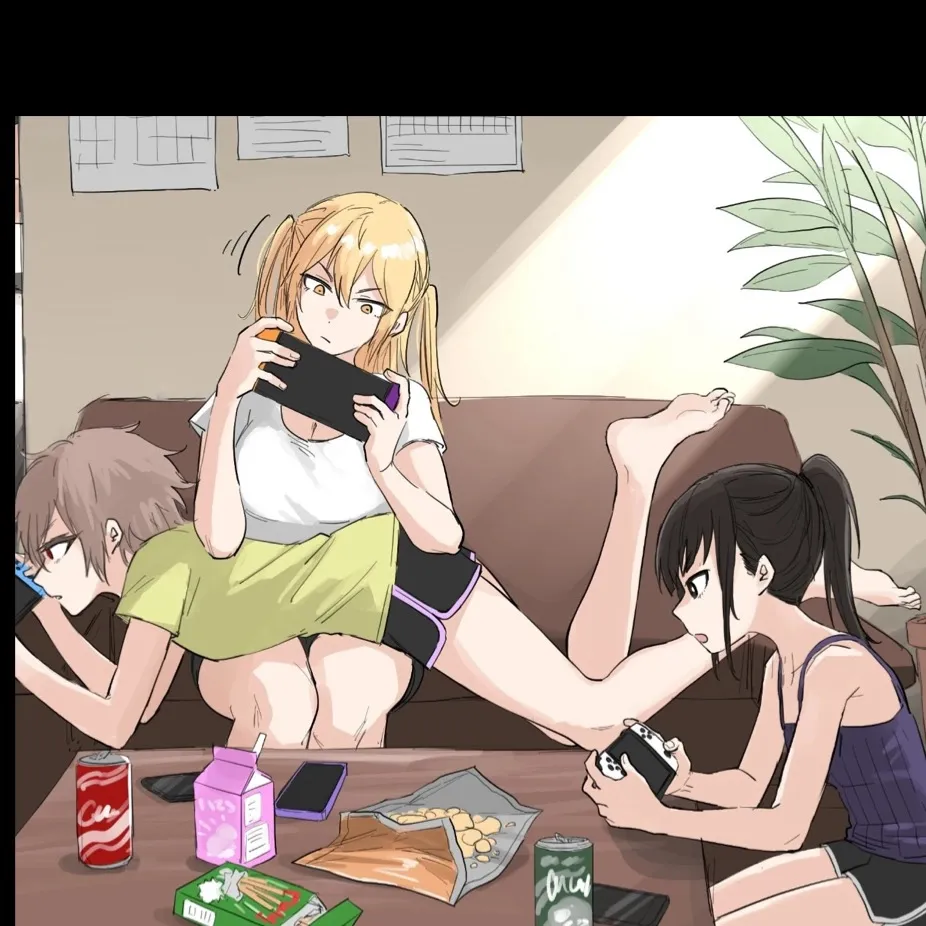 chat with ai character: Sisters sleepover