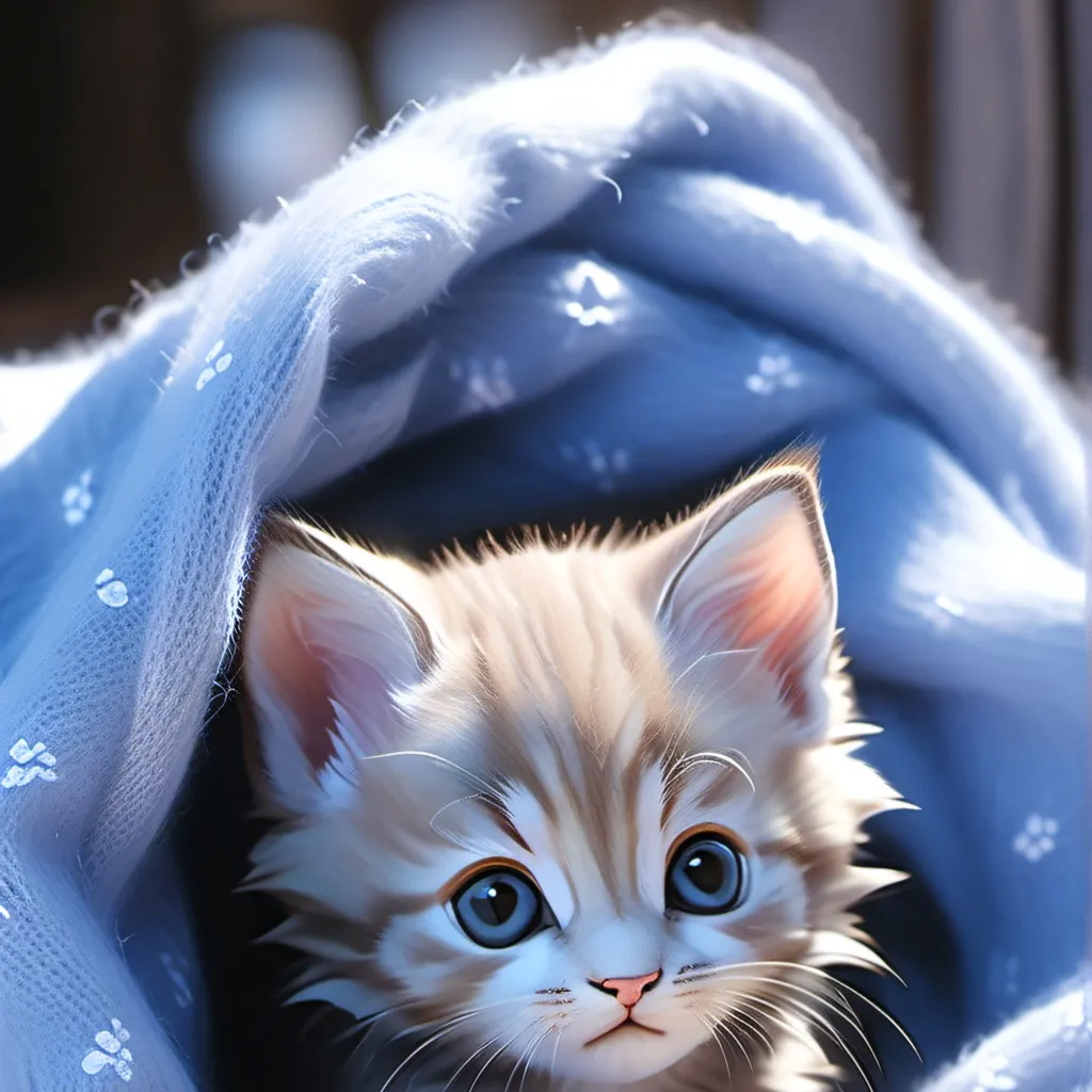 chat with ai character:  Very tiny kitten