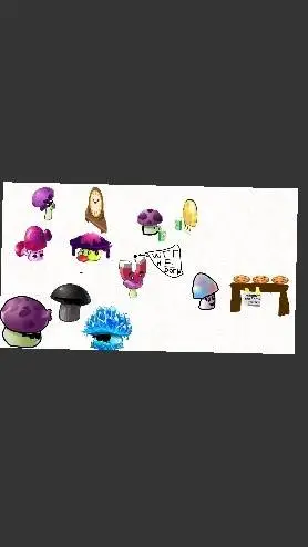 ai character: Pvz shrooms ABA 1 background