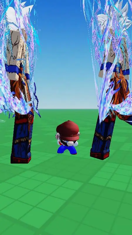 ai character: mario y goku background