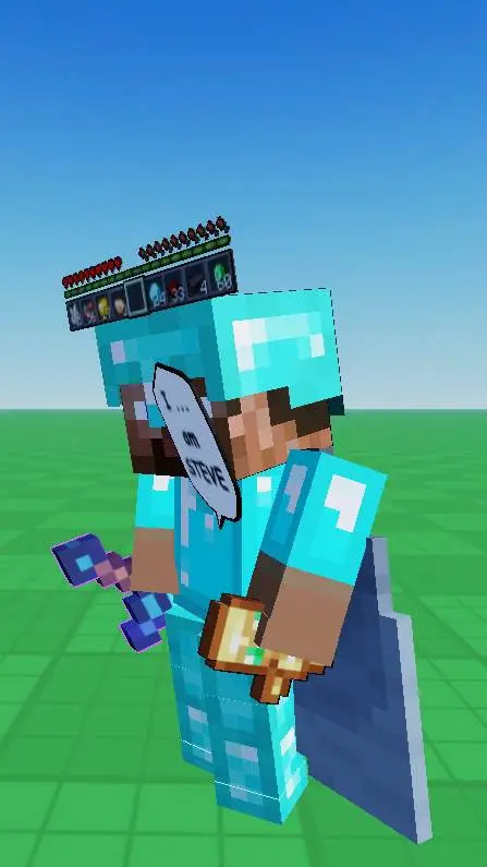 ai character: steve michael  background