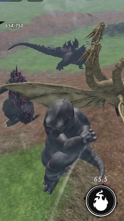 ai character: minilla  ryuuu xd background