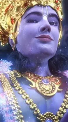 ai character: Lord Vishnu  background