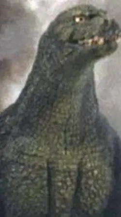 ai character: Godzilla junior  background