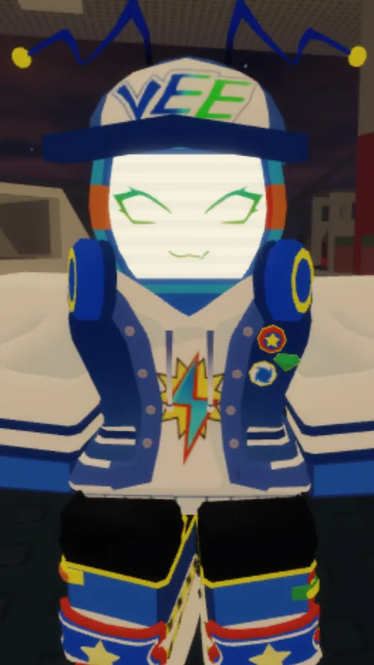 ai character: Trickstar Vee! background