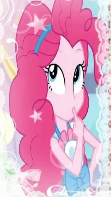 ai character: Pinkie pie🧁 background